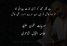 اپنے شعر سے