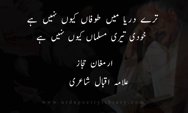 ترے دريا ميں طوفاں کيوں نہيں ہے