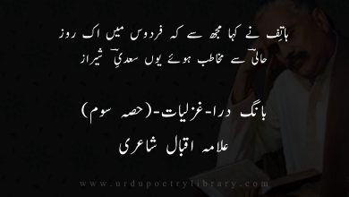 فردوس ميں ايک مکالمہ