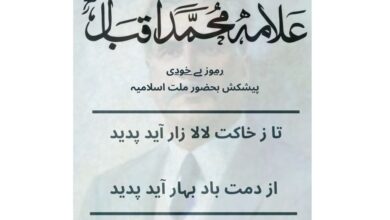 تا ز خاکت لالا زار آید پدید
